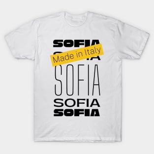 Sofia Italian name T-Shirt